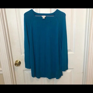 - Woman’s sweater/pretty aqua color